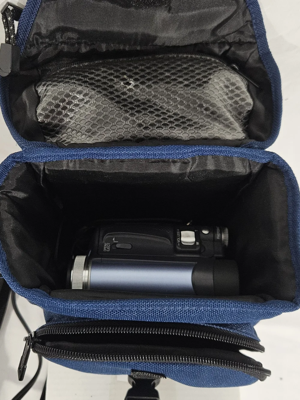 Panasonic Blue Handheld Camcorder with 20x Zoom. #274